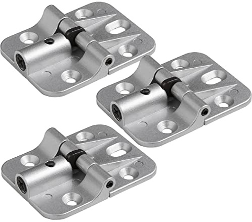 SOTECH 3 x Falttürscharnier 60 x 45 mm Öffnungswinkel 180° Klapptürbeschlag | Falttürbeschlag Scharnier