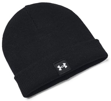 Under Armour Mens 2025 UA Halftime Cuff Moisture Wicking Quick Drying Beanie Hat