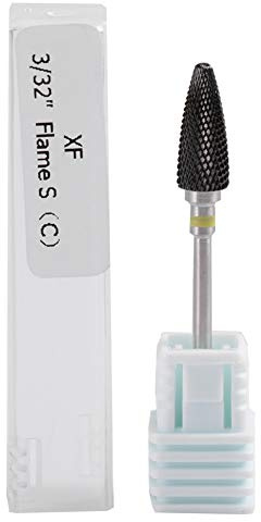 Punte Fresa Unghie in Ceramica per Tornio, 5 Tipi di Punte per Manicure e Pedicure, Strumenti per Lucidare e Rimodellare le Unghie