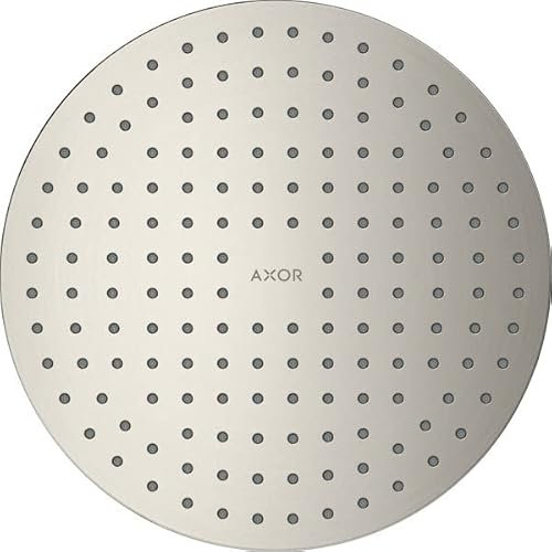 hansgrohe AXOR ShowerSolutions Kopfbrause 250 1jet, Decke-Aufputz, 35287800, Farbe: Edelstahl Optic