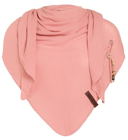 Knit Factory - Lola Trekantssjal - Apricot - 190x85 cm