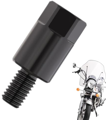 Montageschraube für Motorradspiegel, Schrauben für Motorradlenker | Höhenverstellung Spiegel - Adapter für Motorradspiegel Rückspiegel Konverter Dateigröße