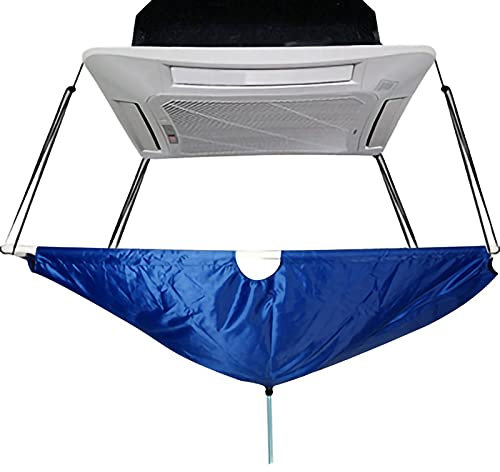 GODFSAHG Housse de Nettoyage pour climatiseur, imperméable, Housse de Nettoyage complète, réutilisable, Anti-poussière, pour climatisation Centrale, Plafond, climatisation Murale (120 x 120