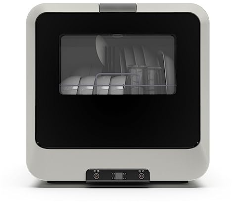 Lavavajillas automático Lavavajillas Automático De Escritorio Pequeño For El Hogar Inteligente Sin Instalación Diseño compacto y que ahorra espacio