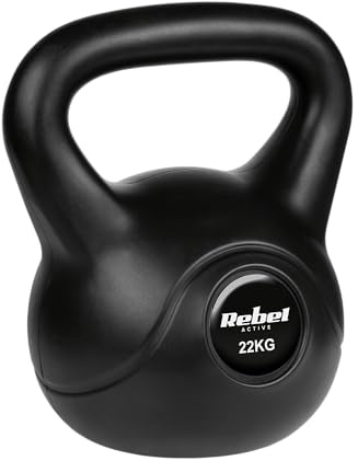 Rebel Kettlebell Bitumen 22 kg PVC RBA-2321