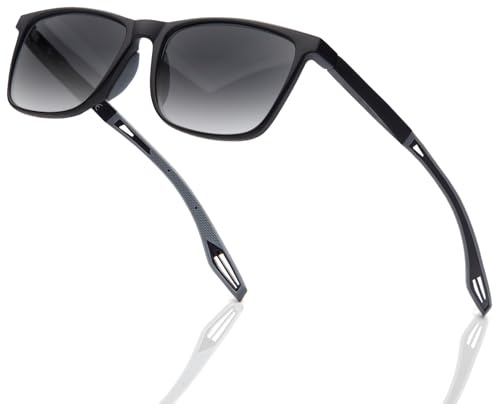 Amorays Sonnenlesebrille Lesebrille UV400 Schutz TR90 Sportliches Design Getönte Lesehilfe Sonnenbrille mit sehstärke Herren Damen TYLH8090
