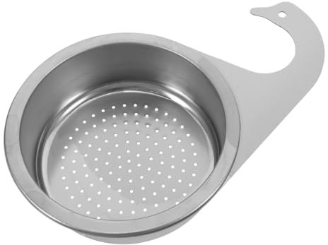 UKCOCO Panier passoire de Cuisine crépine de vidange d'évier de Cuisine Filtre d'évier de Cuisine Filtre évier Petite crépine d'évier Piste d'angle de puits Acier Inoxydable