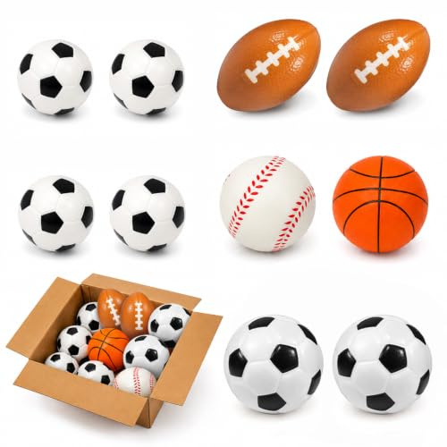 yisight Tischkicker Bälle Set 10 Stück, 4 x 32 mm HIPS Kickerbälle + 6 x PU Softbälle, Ersatzbälle für Tischkicker, Mini Schaumstoffbälle für Stressabbau und Freizeit