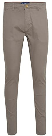 Blend BHNATAN Herren Chino Stoffhose mit Stretch, Größe:W34/32, Farbe:Granite (70147)
