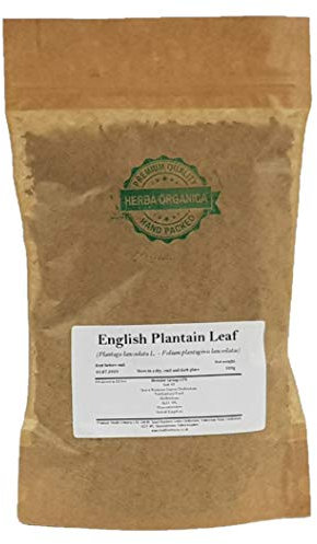 Herba Organica - English Plantain Leaf - Plantago Lanceolata L - Herbal Tea (100g)
