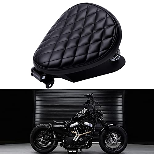 DREAMIZER Motorcykel Bobber säte, motorcykel solo sits med fjäderfäste basplatta för sportster fyrtioåtta 48 XL883 1200 Chopper Custom
