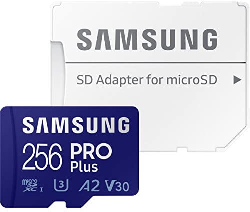Samsung PRO Plus R160 W120 microSDXC 256GB Kit