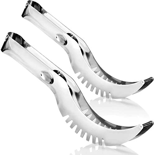 LATRAT 2 coltelli per anguria, coltello da frutta multifunzionale, lama da taglio, coltello da frutta della papaia, frutto del drago, cantaloupe