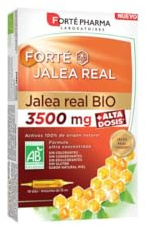 Forté Jalea Real BIO 3500mg | Fórmula Bio con 3500 mg de jalea real y miel para el bienestar diario. Aporta energía y vitalidad en épocas de mayor desgaste