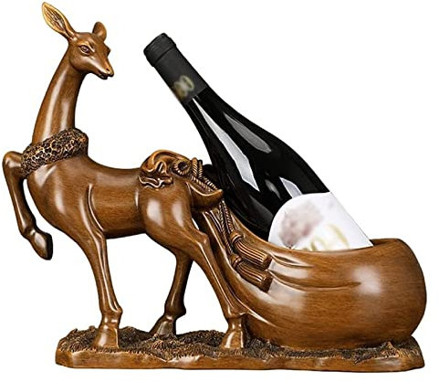 MAZAGE Weinregal, Regaldekorationen, jetzt Wohnzimmer, Schrank, Dekoration, Regal, Dekoration, Einweihungsparty, Neue Geschenke (Farbe: Grauer Wolf, Größe: 38 x 11 x 30 cm) Needed