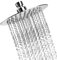 Tete de Douche, PARFCO Acier Inoxydable Pomme de Douche Economie D'eau, 1/2 Pouce Rond Paume de Douche, 15cm Paumeau Douche Adapté à Une Installation au Plafond