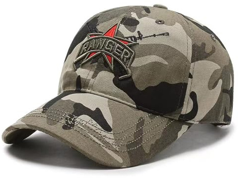 MUYAN Camouflage Baseball Cap Herren Army Camo Washed Cap Kappe Unisex Baumwolle Sport Casual Sonnenblende Hut