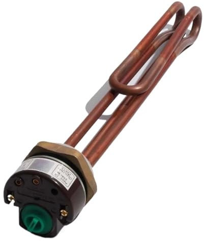 nmbhus Thermostat de Chauffe-Eau électrique DN32, Interrupteur de contrôle de la température (Size : with Nut, Color : 250V_3KW Folded Type)