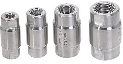 Valvole di ritegno ad alta pressione Valvola unidirezionale for acqua gas DN6 DN8 DN10 Acciaio inossidabile 304(1/8)
