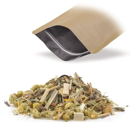 Novecento Tè® | Infuso Rilassante Lavanda e Finocchio | Tisana Lavanda, Finocchio, Calendula in Foglie | Tisana Relax Senza Caffeina | Infuso Erbe per la Sera - 50 Gr