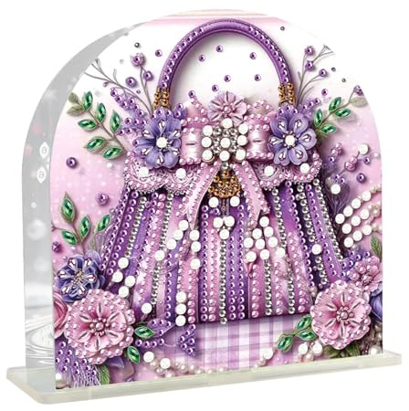 DCIDBEI Diamond Painting Serviettenhalter 15x15 cm Diamant Malerei Servietten Halter Papier Serviettenhalter Handtuchhalter Serviettenspender für Küchenarbeitsplatten Esstische Picknicktische Tasche