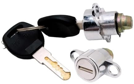 QIUYMGFG Sac de Toit Coffres de Toit de Voiture, Ensemble de serrures à clé, Noyau de Serrure en métal, Accessoires de Cylindre de Serrure Coffre de Toit