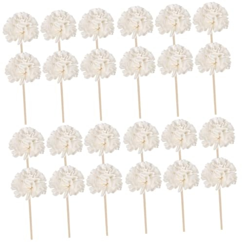 BATHVEVE 24stücke Rattan Aromatherapie Diffuser Sticks Ersatz Für Ätherische Öle Dekorative Duftstäbchen Für Raumduft Zur Wohnungs-einweihung Verschönerung Ihres Zuhauses