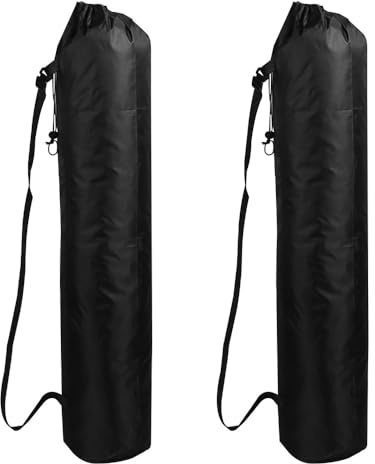 MiOYOOW Stuhl Tragetasche, 2 Stück Aufbewahrungstasche für Campingstühle mit Kordelzug und Griff, Yogamatten Tasche zur Aufbewahrung von Regenschirmen, Stativen, Angelruten, Yogamatten