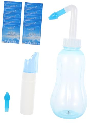 HAMPPLIES Nasenspülsalz Mit Physiologischem Salz Zum Spülen Der Nase Für Nasendusche Und Nasenreinigungsgerät Blau Geeignet Für Junge Mädchen Und Erwachsene