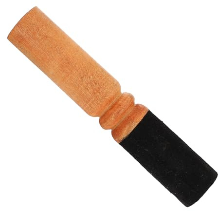 Kisangel Holzschüssel mit Klarem und Melodischem Klang Handgefertigt aus Edlem Naturbelassenem und Sorgfältig Poliertem Holz für Klangschalen Tibetische Klangschalen Yoga-klangschalen