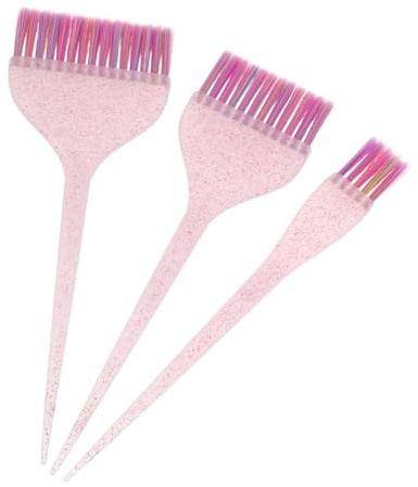 UKCOCO 3stücke Haarfärbepinsel mit Langem Stiel Haarölapplikator und Salon-färbepinsel-set für Präzises Auftragen von Haarfarbe und Öl