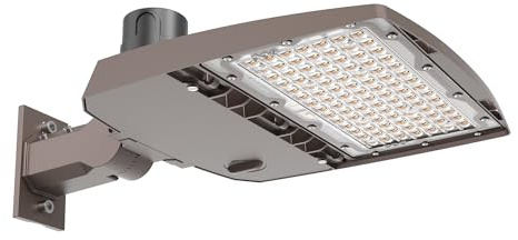 HALO Ultra-Bright Outdoor LED Floodlight, 120-277V with Dusk-to-Dawn, CCT/Lumen Select, 0-10V Dimming - Bronze SBAL180CD2D-MM