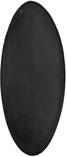 NUOBESTY Tapis de Cuisson en Silicone et Fibre de Verre Noir Barbecue Extérieur Rond Résistant la Chaleur et Ignifuge pour Camping et Rassemblements