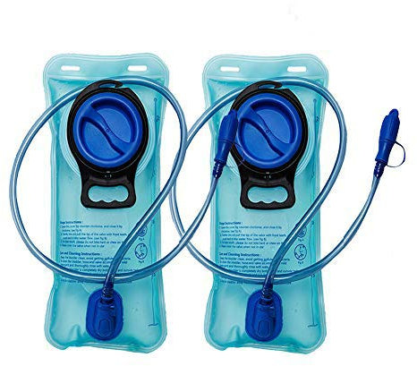 CHBOP Upgraded Hydration Bladder 2 Pack 2 Liter Water Bladder Sports Travel Reservoir Hydration Bag Pack Outdoor Hiking