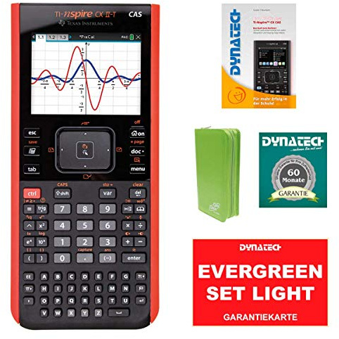 Texas Instruments Nspire CX II T CAS - Evergreen Set Light
