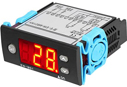 Termostato Differenziale, 220V Regolatore di Temperatura Digitale Solare con Display Digitale del Sensore Interruttore Temperatura Intelligente per Scaldabagno Solare