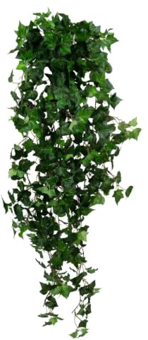 Waldefeubusch 120cm DA, Kunstpflanzen künstliches Efeu Efeuranke | kuenstliche Pflanzen Efeubusch hängend wie echt, Home Decoration Botanische Wanddeko, Wohnzimmer Balkon Deko