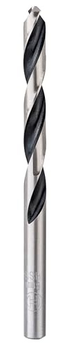 Bosch 1x Metal HSS-spiralborr med cylindriskt skaft (för Stål, Järnfria metaller, Ø 10,00 mm, Professional Tillbehör Borr/skruvdragare)