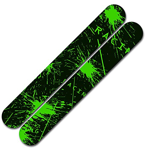 Finest Folia Lámina protectora adhesiva para la cadena de la bicicleta, color verde neón 01 Racing