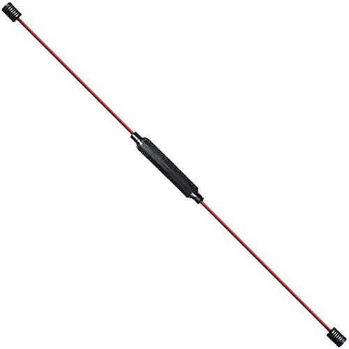 Pilates Stange Tragbares Yoga Stick Sport Schwingstab Fitness Swingstick Elastischer Fitness-Stick, Fiberglas-Sport-Sticks, zur Gewichtsreduktion, Ganzkörper-Tiefenmuskeltraining, Körperformung, abn