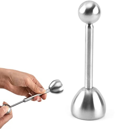 apofly Egg Topper Boiled Egg Cutter Egg Cracker Egg Shell Opener Egg Opener Egg Shell Remover Egg Shell Cutter Durable Stainless Steel Convenient Boiled Egg Chopper Eggshell Kitchen Tool