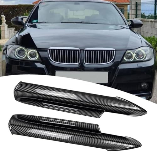 INRNT Auto Frontlippe Frontspoiler für BMW 3er E90 E91 320i 330i 2005-2008,Antikollisions FrontstoßStange Splitter Spoilerlippe Diffusor