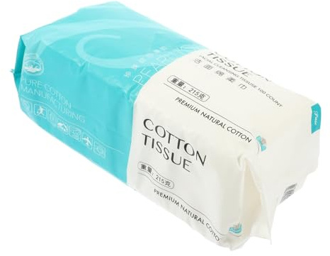MERRYHAPY Salviette Detergenti Per Viso in Cotone 100% Estrabili Confezione Pratica Delicate Per Tutti i Tipi Di Pelle Per Viaggi e Uso Quotidiano