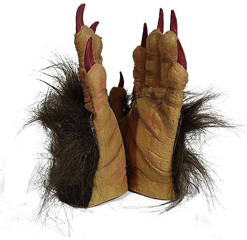 GMBYLBY Gloves for Halloween Cosplay Costume Latex Gloves Party Props Women Men Unisex Role Playing Party