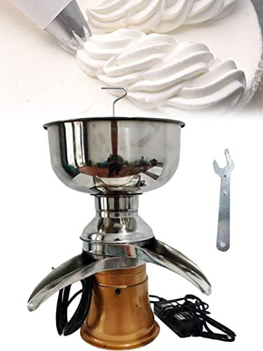 Professional Whipped Cream Dispenser Electric Cream Separator, 50L/H, Efficient Kitchen Centrifuge Cream Machine for Goats Cows Milk - Get Fresh Cream with This Electric Separator!