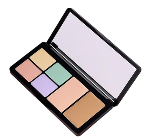 Cream Concealer Palette, Contouring Concealer Palette - 6 Colours Concealer Palette Cream Contour Palette | Corrective Concealer, Waterproof Makeup Palette with Full Coverage for Blemishes