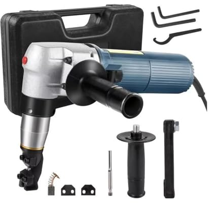 Electric Metal Nibbler Shears for Sheet Metal and Plastic Cutting with 4mm Thickness Capacity
