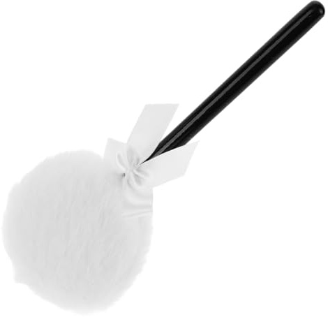 GANAZONO Reusable Makeup Sponge Applicator and Simple Shaped Design Powder Puff Soft White Plush with Delicate Touch for Body Powder for Home and Salon Use