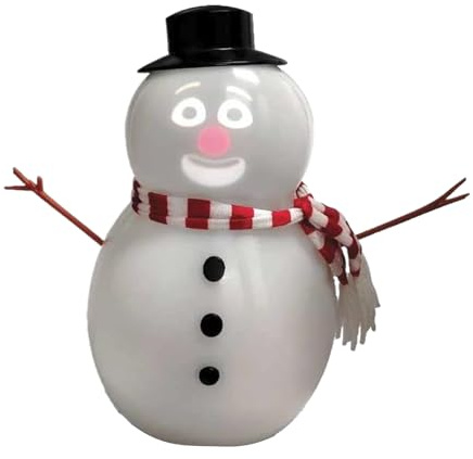 Christmas Singing Snowman Figurine，Talking Animated Blink Snowman，Santa Claus Decorations，Can Project Snowflake Patterns，Play Holiday Music，Suitable For Winter Parties,Holiday Decoration Embellishment