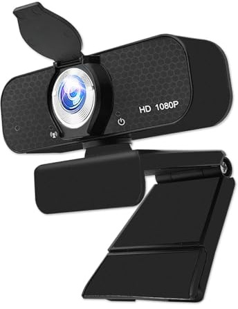 ZEPFJHE Telecamera USB con connettività plug and play e obiettivo grandangolare che offre una visione di 90 gradi per migliorare le videochiamate e le riunioni online treppiedi regolabili